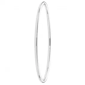 Acotis Silver Bangle Oval Plain G4325