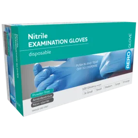 Aeroglove Nitrile Gloves Large 100 pack