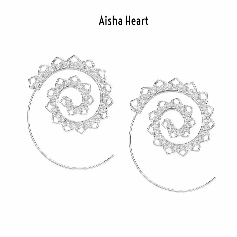 Aisha Swirl Earrings -  LAST CHANCE / FINAL SALE