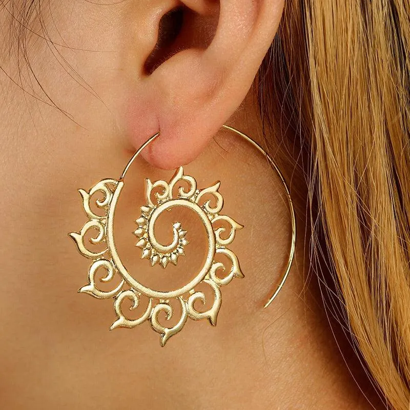 Aisha Swirl Earrings -  LAST CHANCE / FINAL SALE