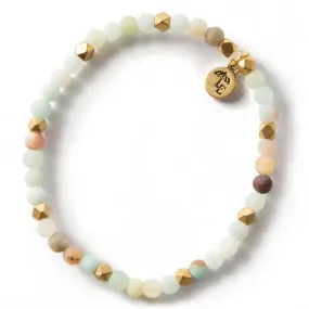 Amazonite Gemstone Bracelet, 4mm