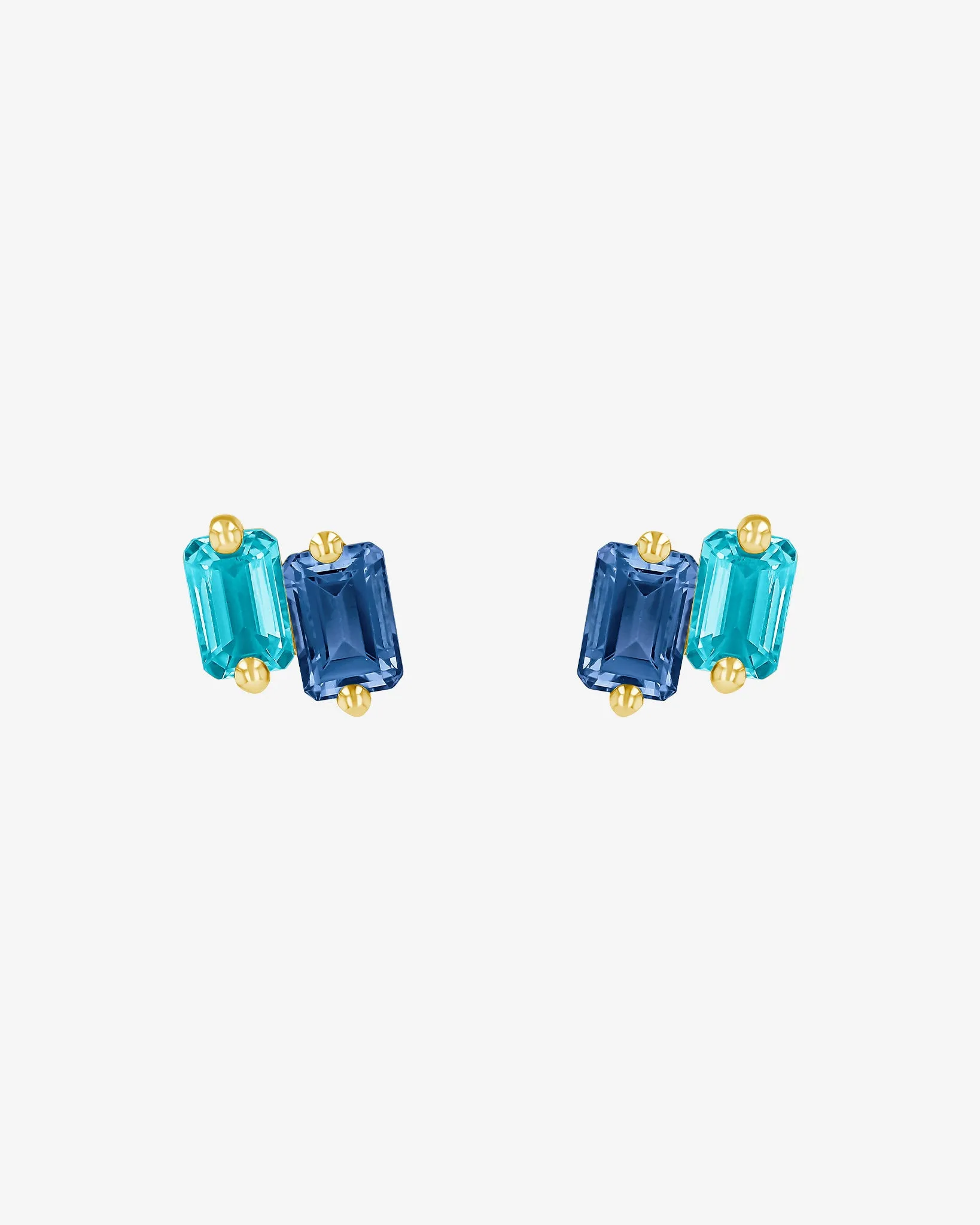 Ann Blue Ombre Studs