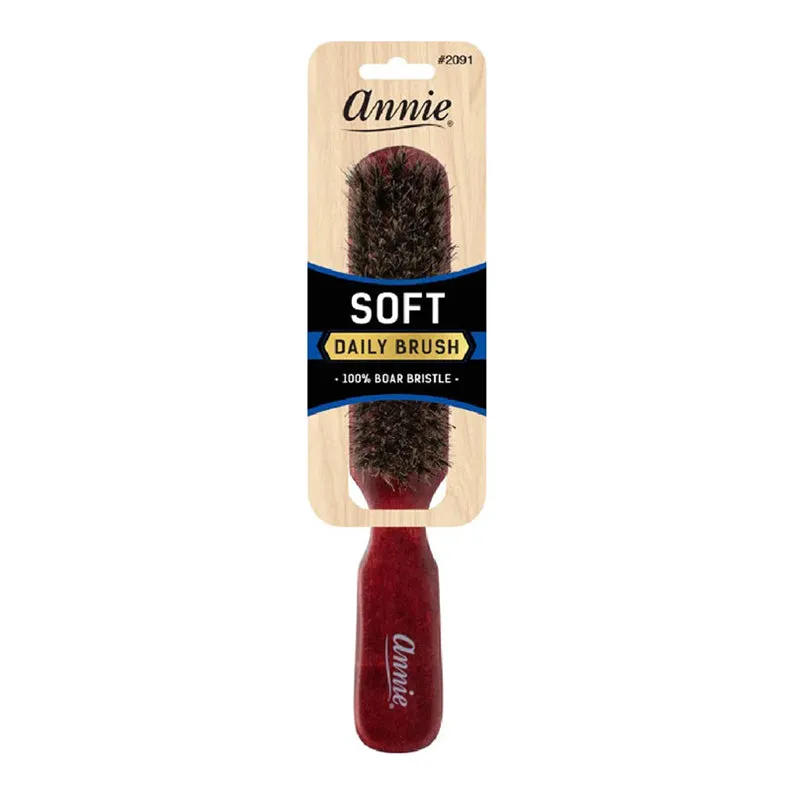 ANNIE Soft Wooden Brush 5 Row [DARK BROWN] #02091