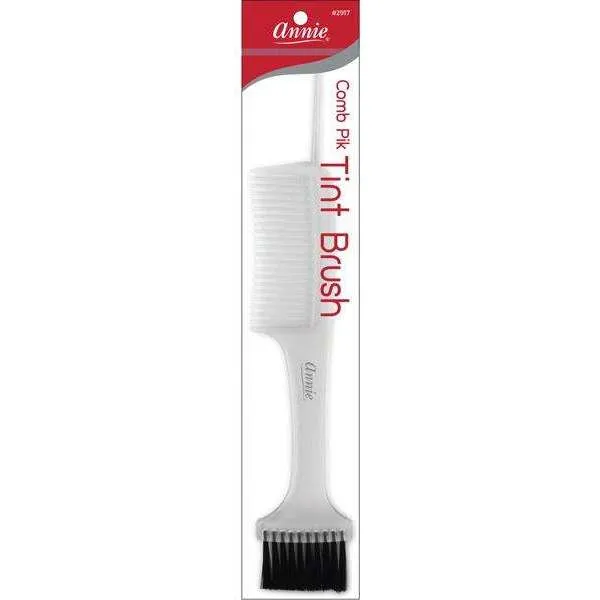 Annie Tint Brush With Comb And Pik - Clear