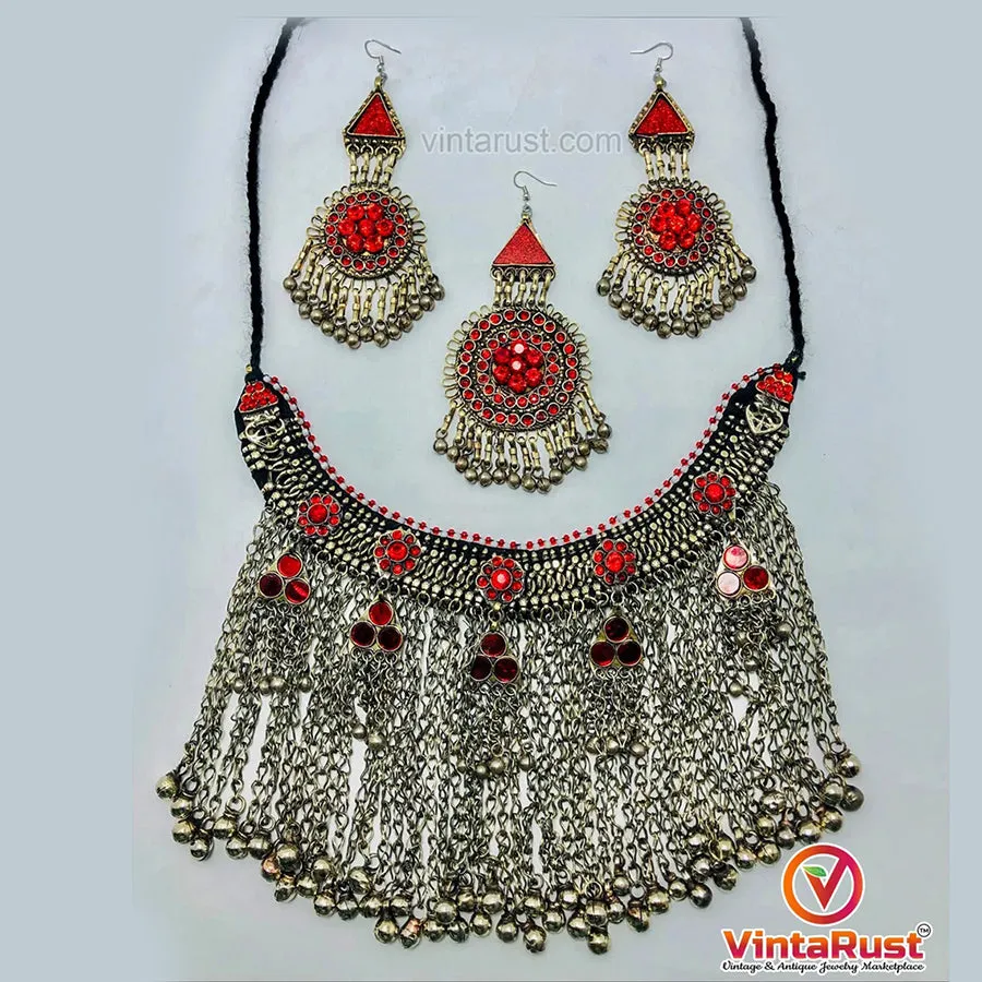 Antique Massive Tribal Jewelry Set