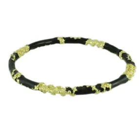 Asian Inspired Black or Cream Enamel Bangle - BG530