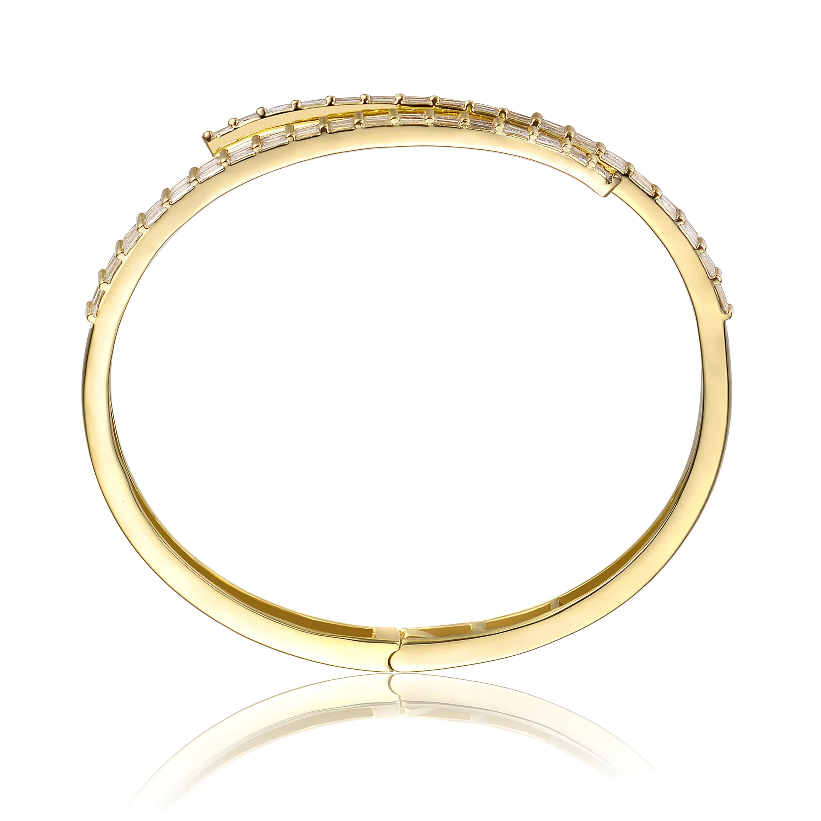 Aurore Bypass Coil Bangle Bracelet