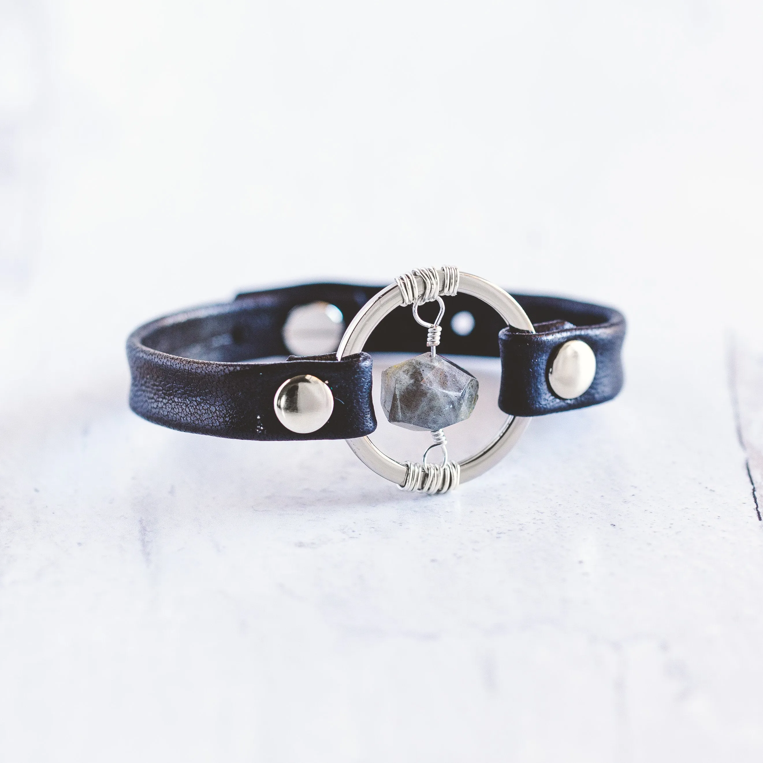 Be the Light Bracelet - Silver - Labradorite