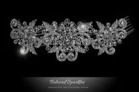 Beatrice Romantic Deco Hair Comb | Crystal