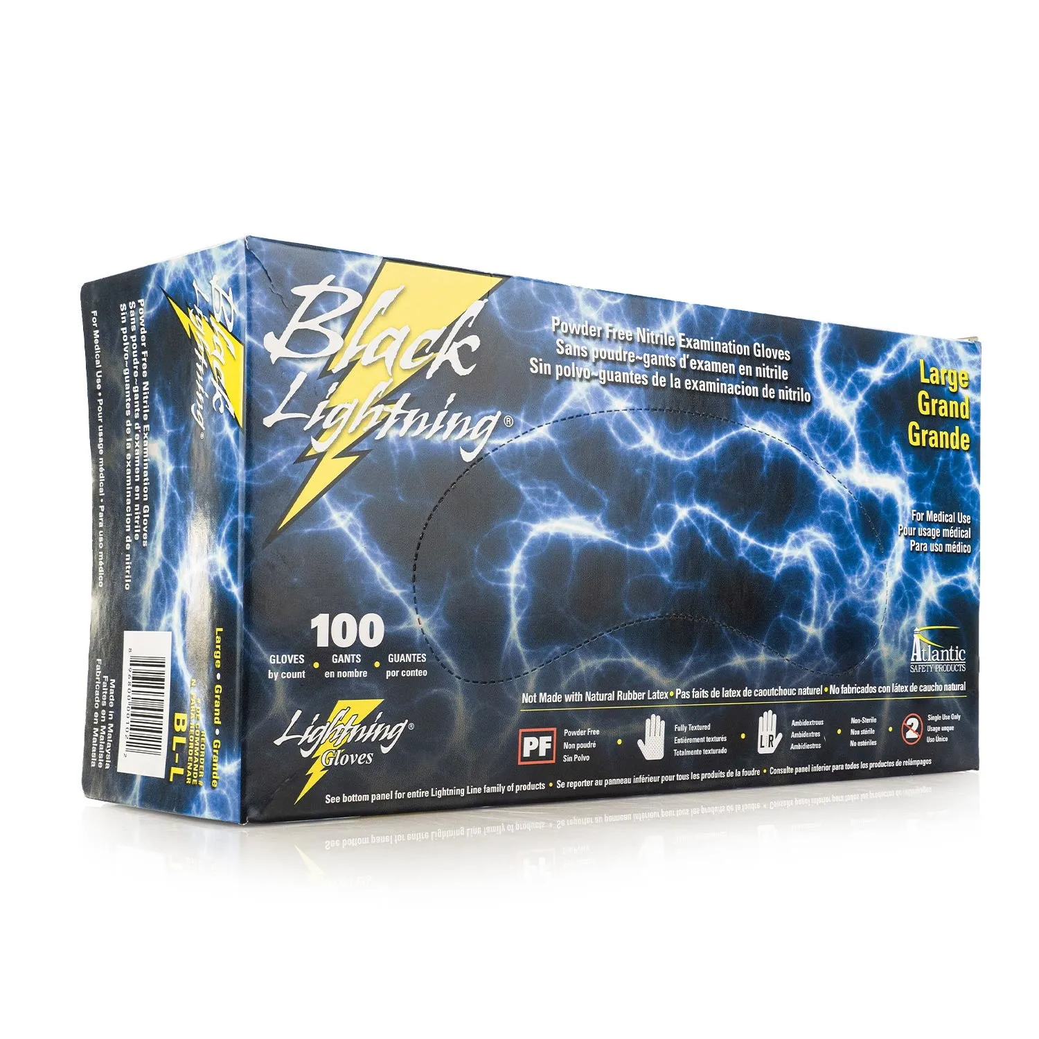 Black Lightning Nitrile Gloves