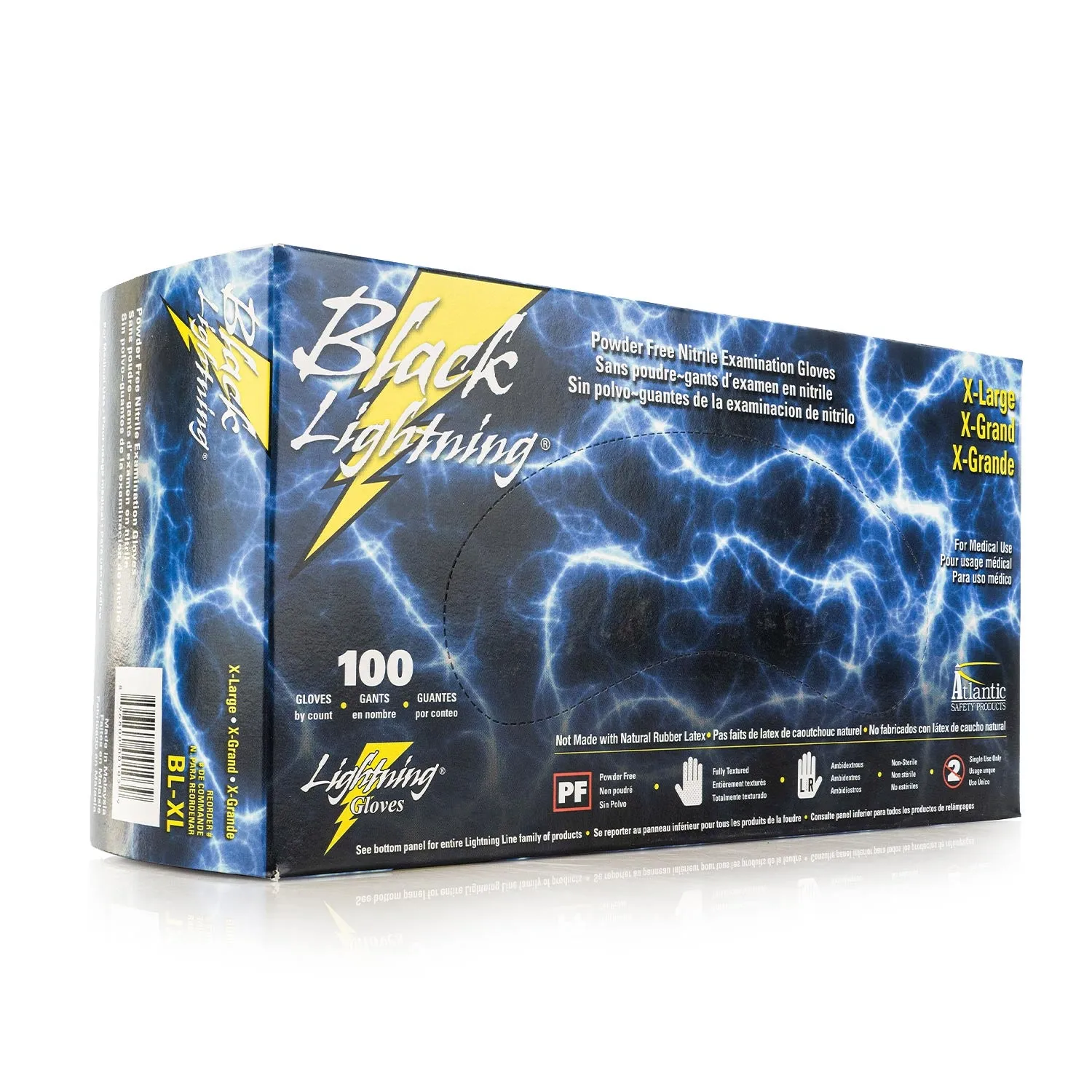 Black Lightning Nitrile Gloves