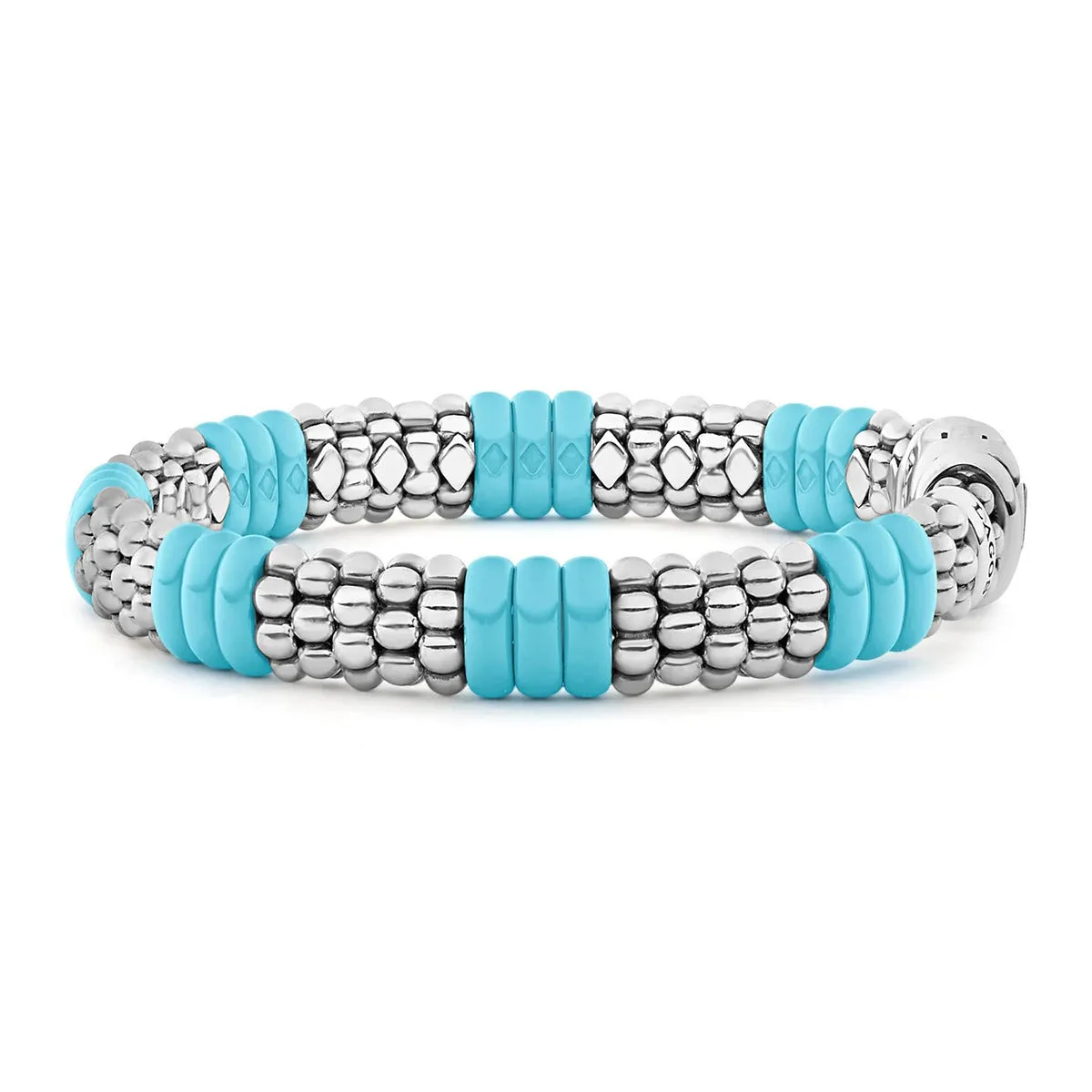 Blue Caviar Beaded Bracelet