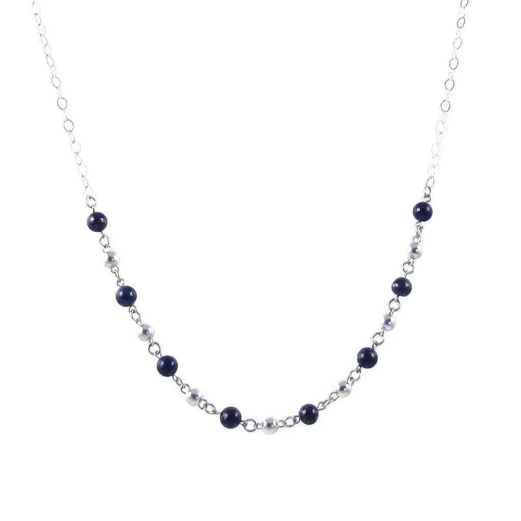 Bolitas Gemstone Necklace - Pearls