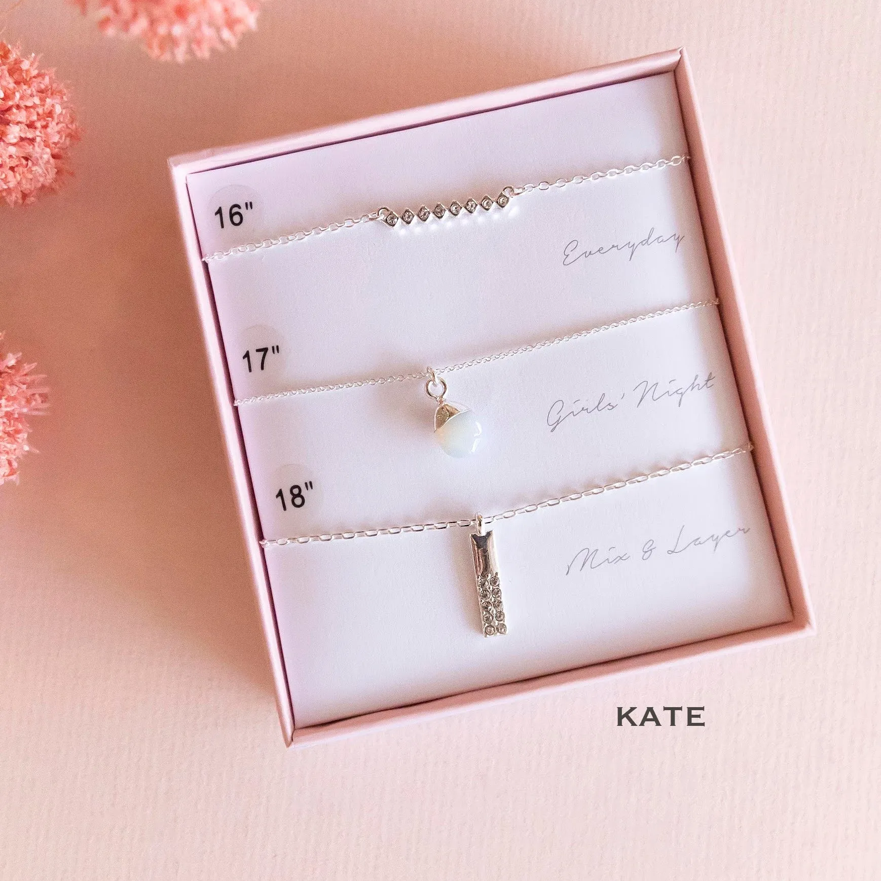 Boxed Necklace Sets | Dainty Layered Necklaces | Mother's Day Gift