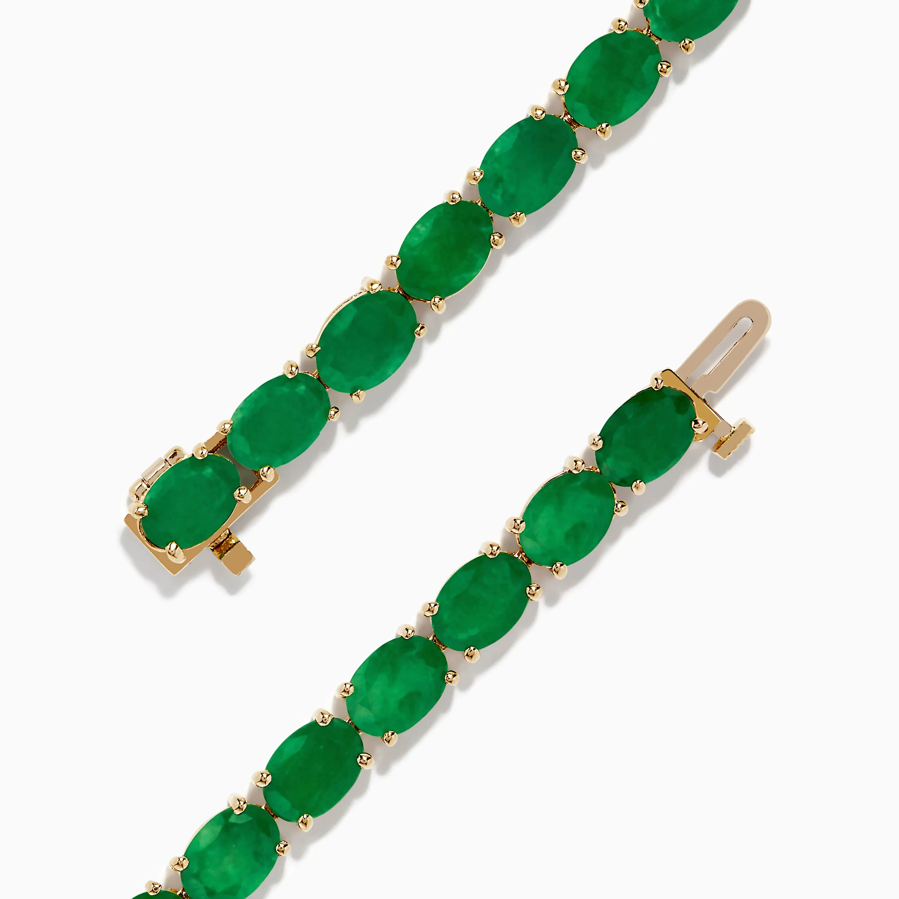 Brasilica 14K Yellow Gold Emerald Bracelet