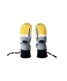 BSR ZIPPER POCKET GLOVE YELLOW / GRAY