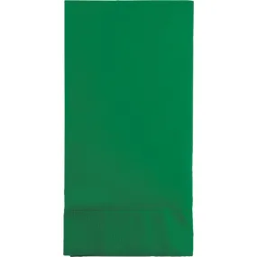 Bulk Emerald Green 3 Ply Guest Towels (192 per Case)