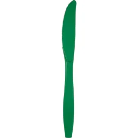 Bulk Emerald Green Plastic Knives (288 per Case)