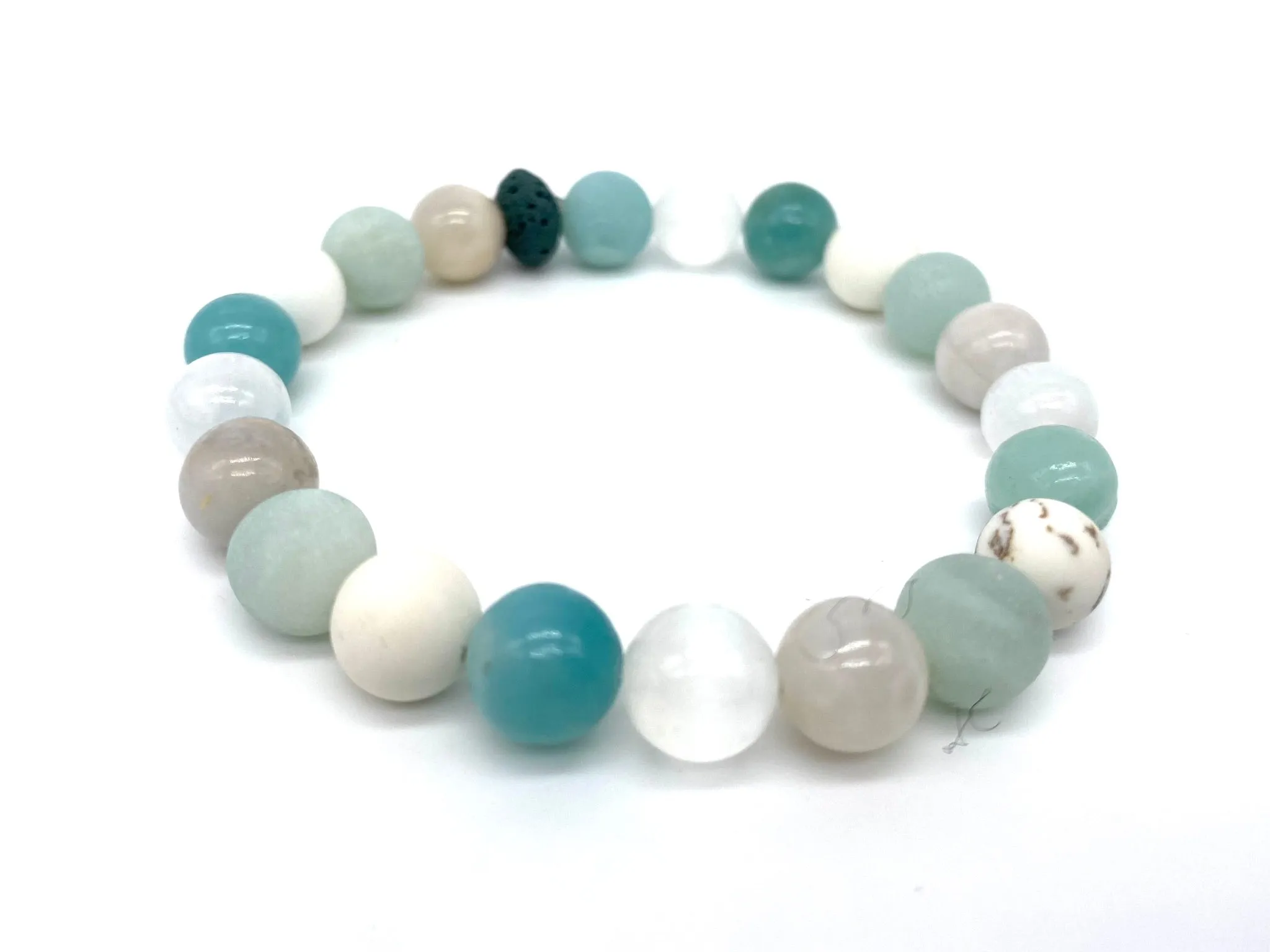 Calming Crystal Beaded Bracelet - Aromatherapy Bracelet