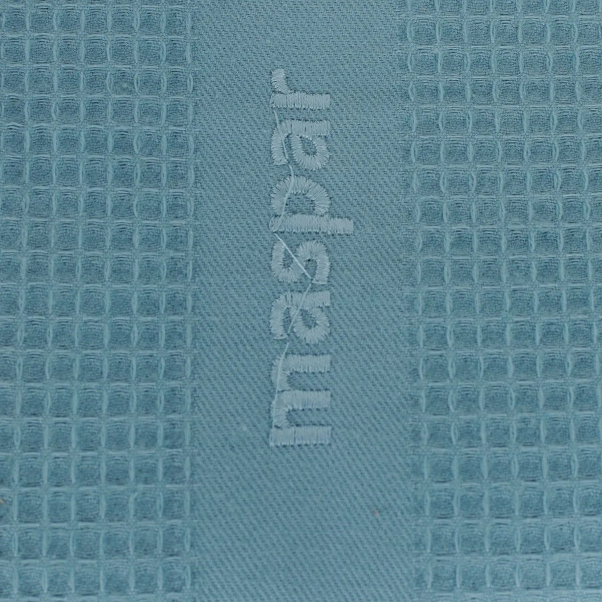 Catalina Waffle Antimicrobial Antifungal Super Absorbent Quick Dry Gym/Travel Nile Blue Towel