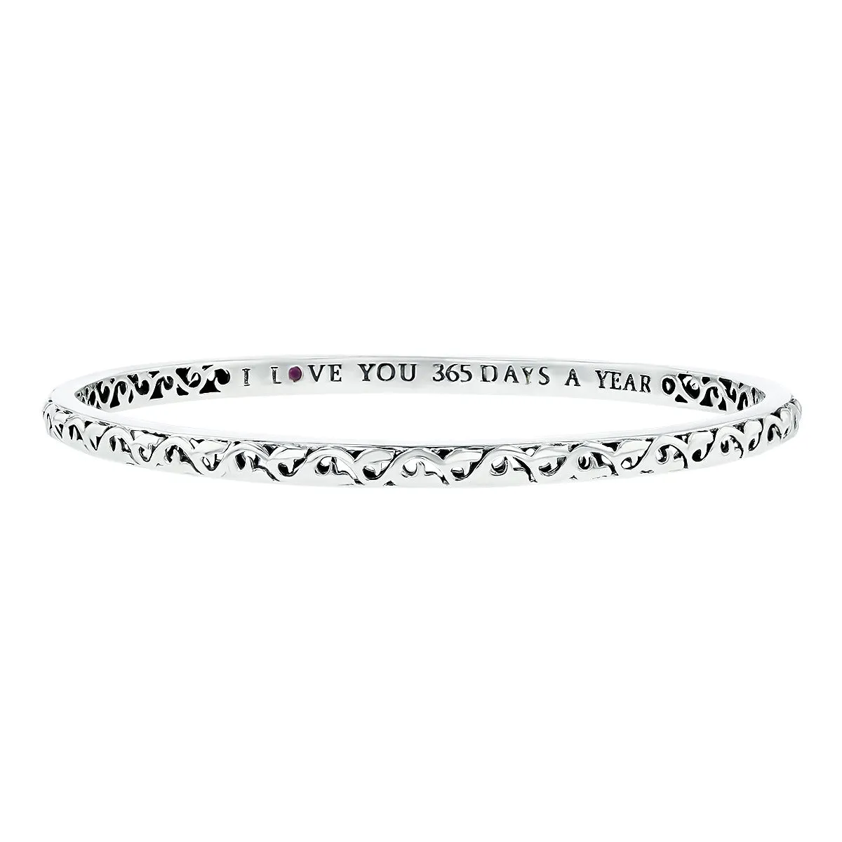 Charles Krypell I Love You 365 Days a Year Bangle