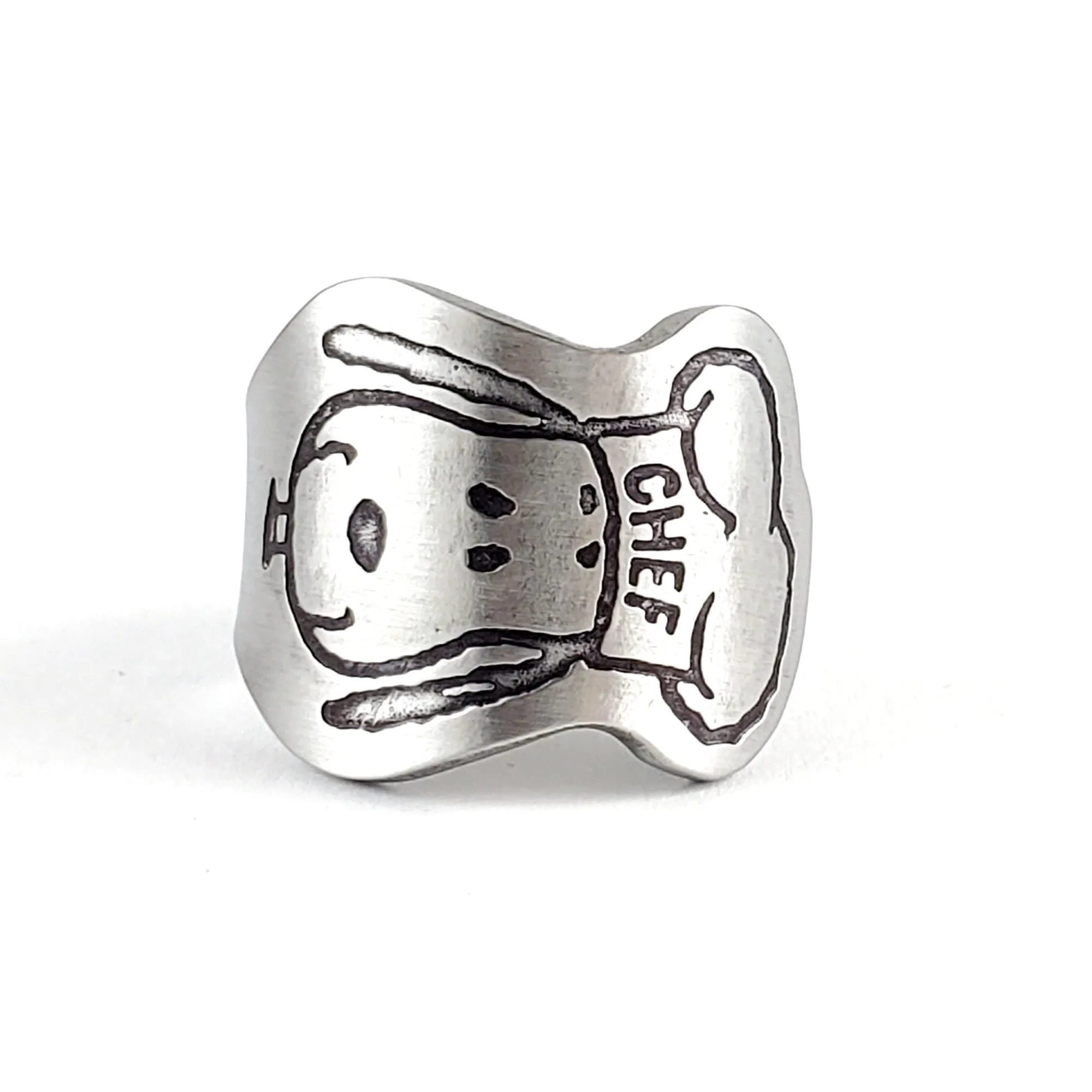 Chef Snoopy Stainless Steel Spoon Ring