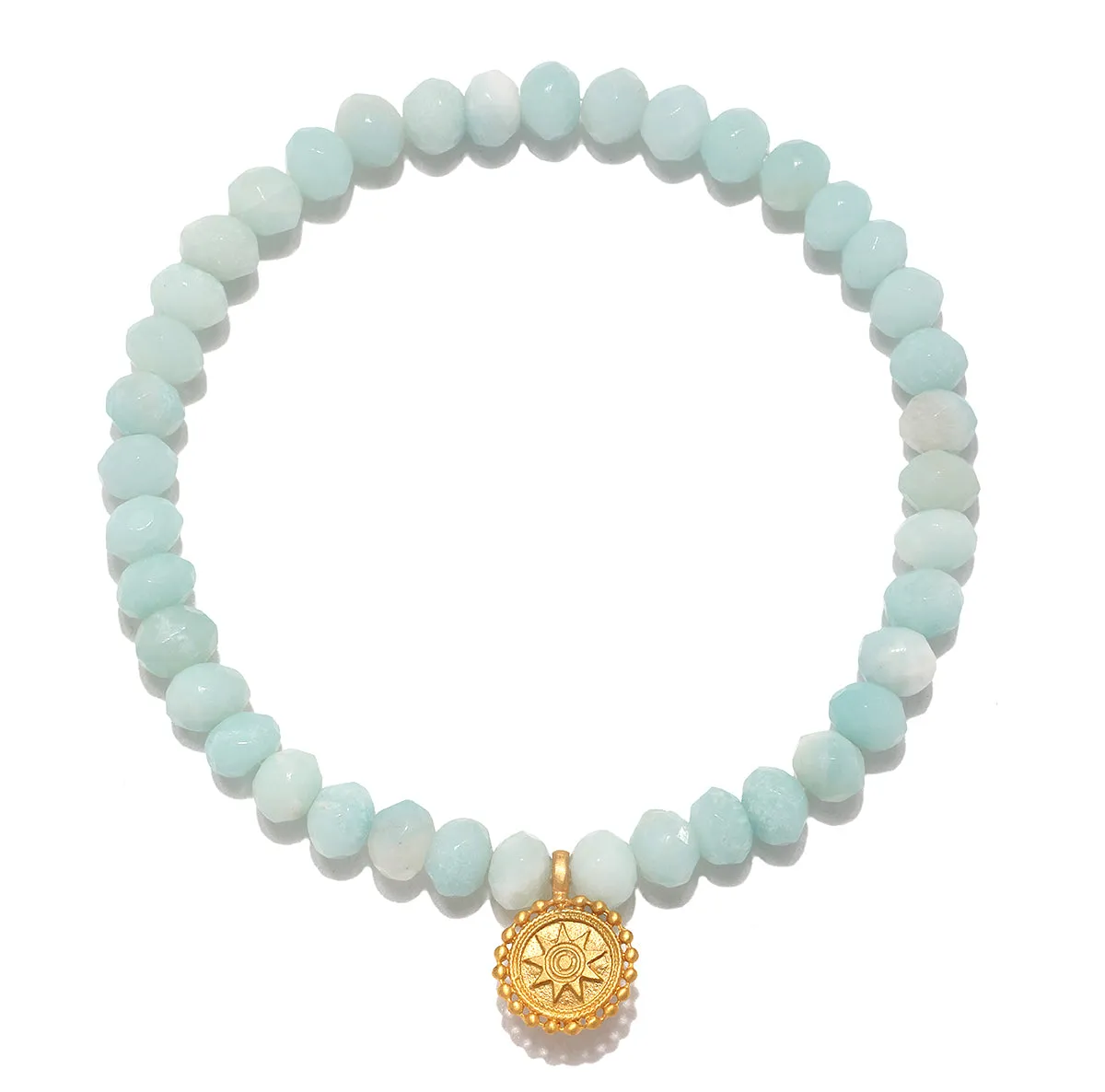 Coming Home Amazonite Mandala Stretch Bracelet