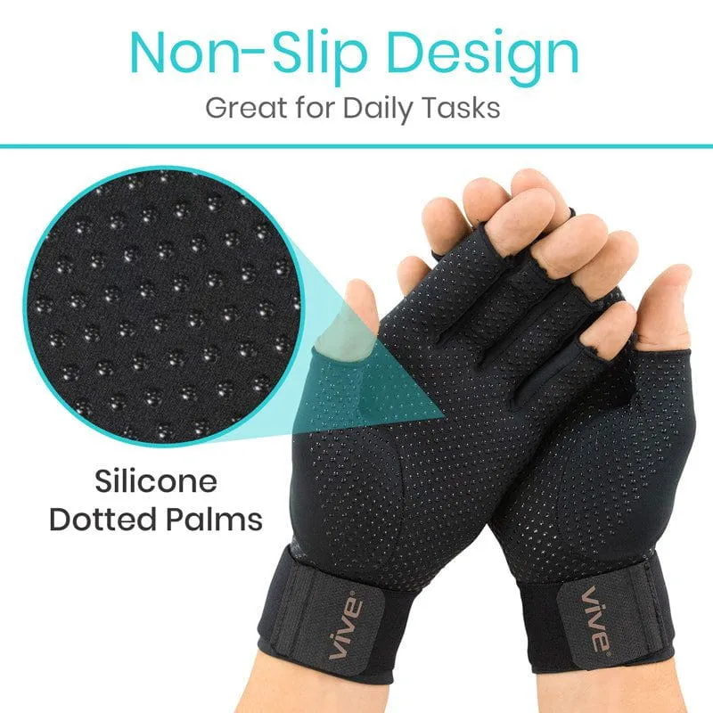 Copper Arthritis Gloves with Strap