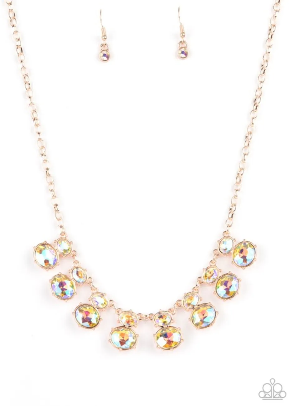 Cosmic Countess - Rose Gold Necklace - Paparazzi Accessories