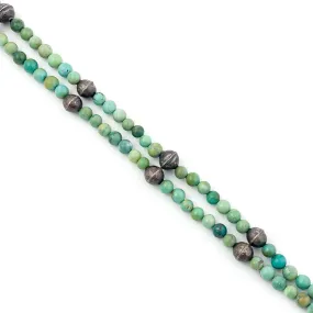 Crescent Moon Turquoise Necklace