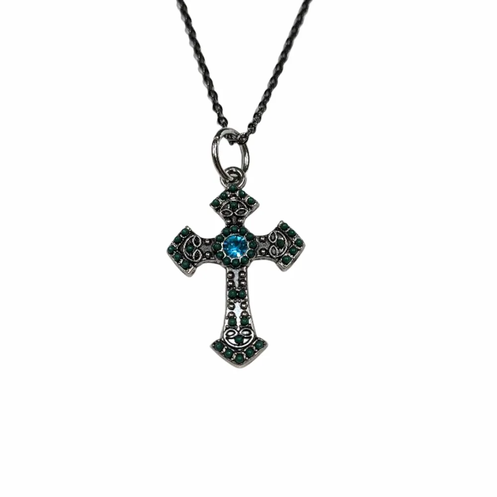 Cross Small Turquoise