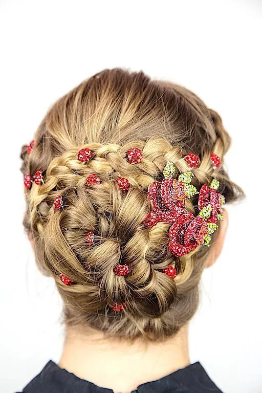 Crystal Cluster Mini Hair Comb