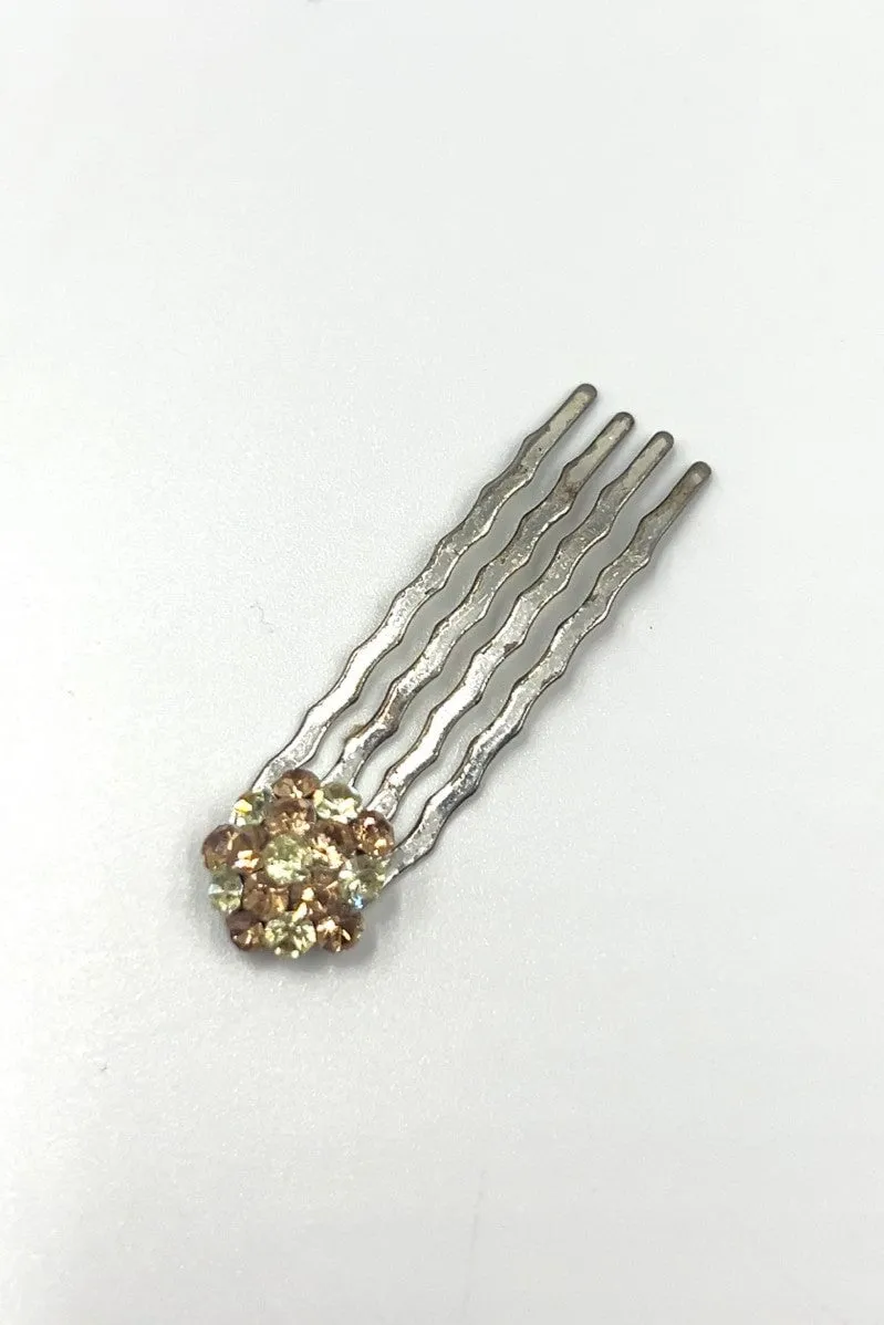 Crystal Cluster Mini Hair Comb