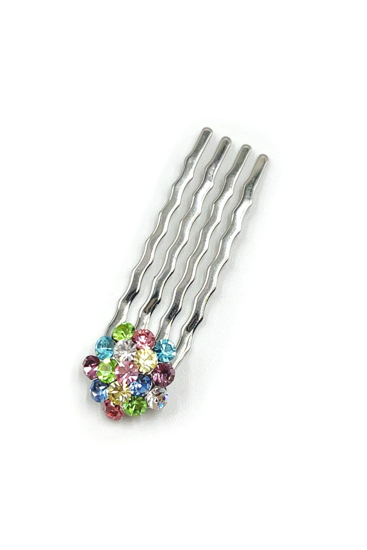 Crystal Cluster Mini Hair Comb