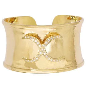 Cuff Bangle- Diamond  (2184B)