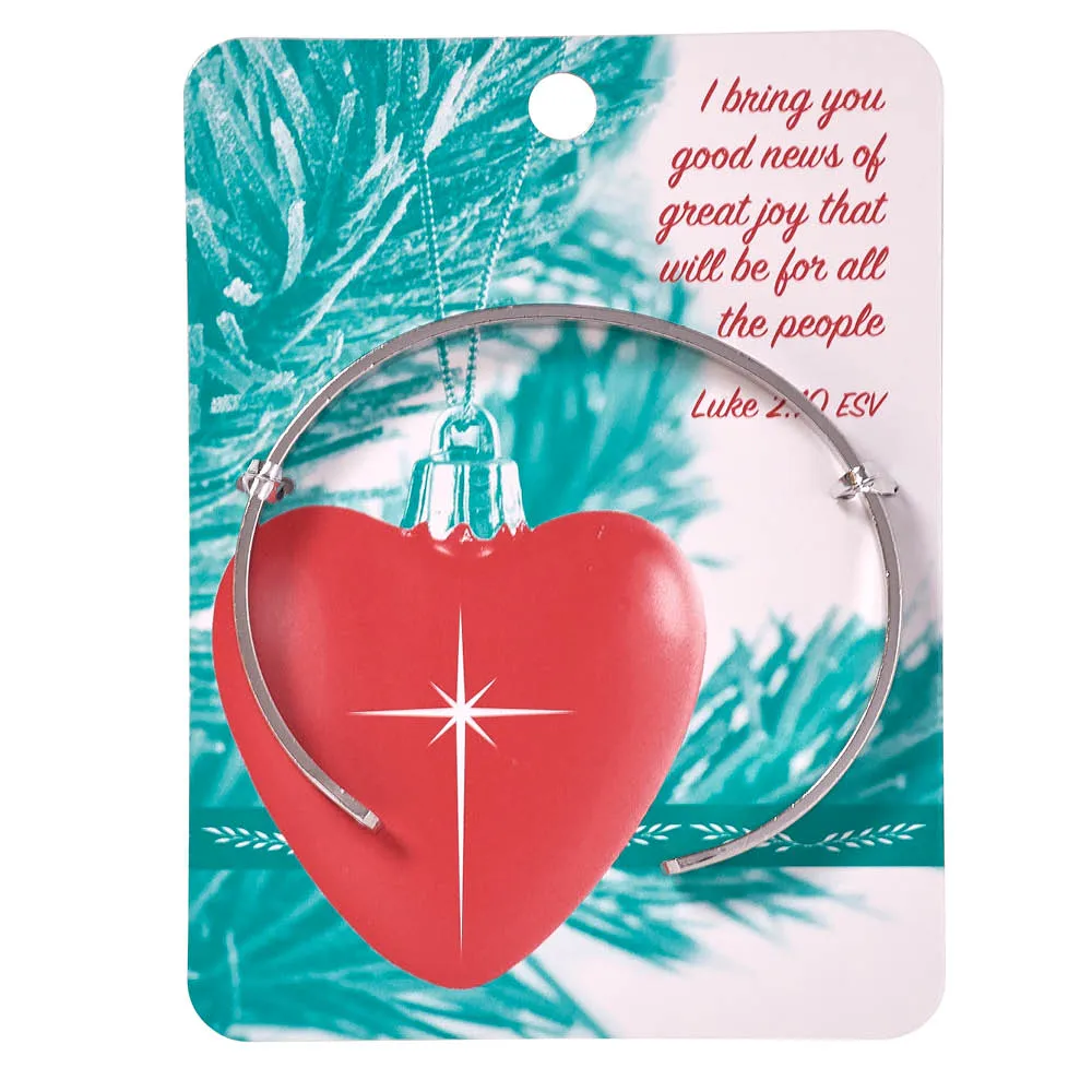 Cuff Bracelet - Jesus, The Heart of Christmas