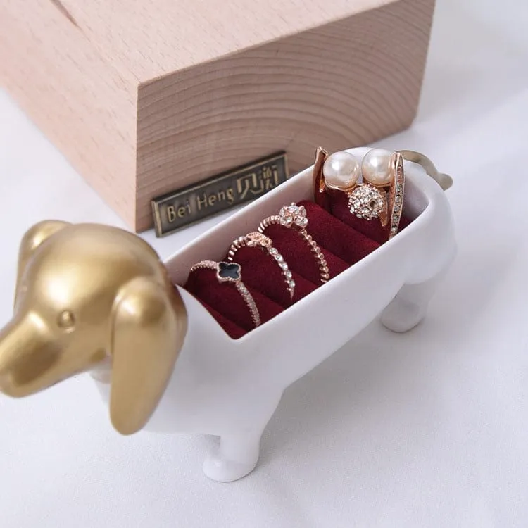 Dachshund jewelry box