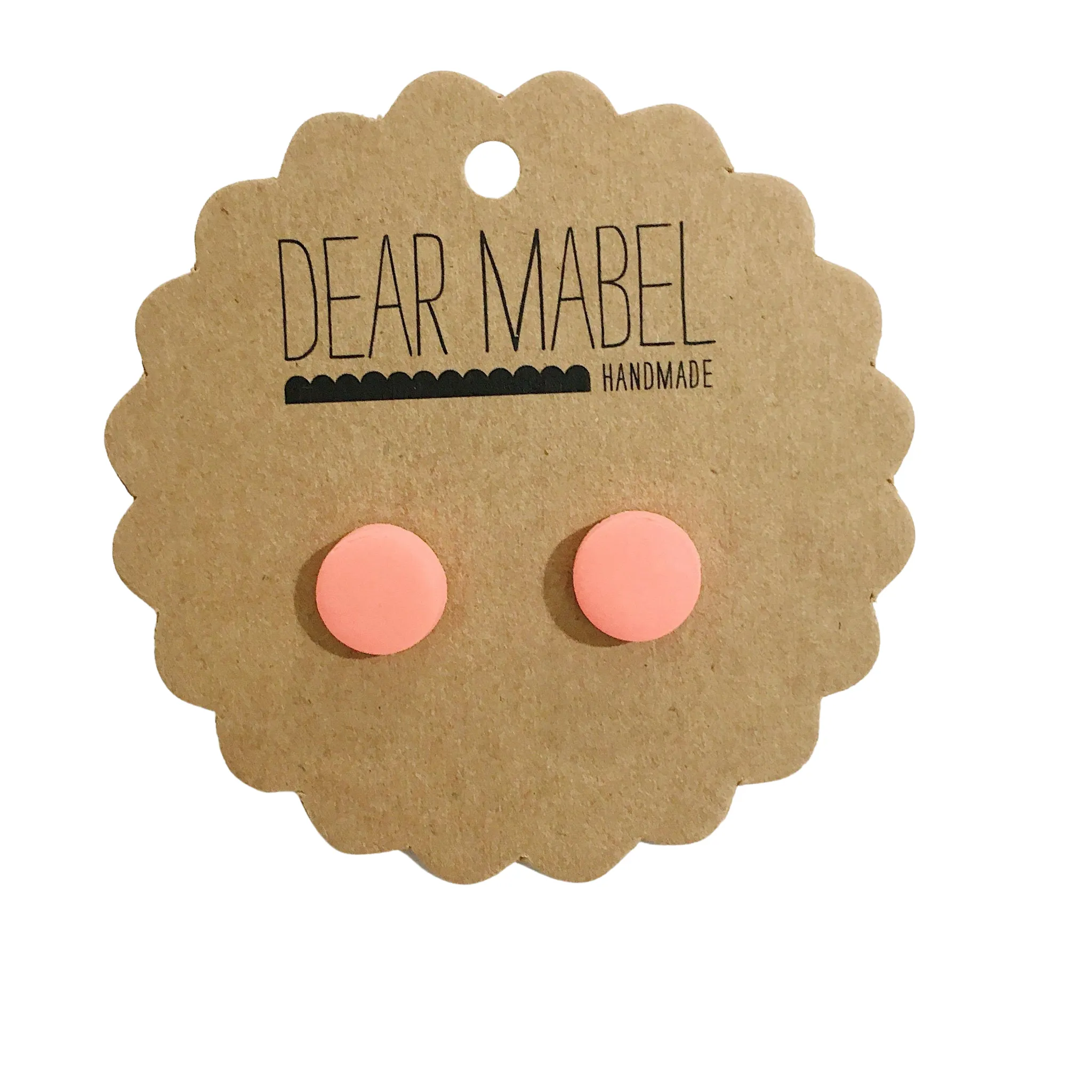 Dear Mabel Handmade - Single Colour Studs