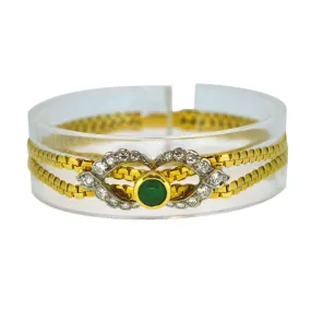 Diamond & Emerald Gold Bracelet