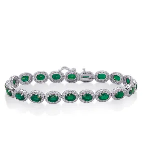 Emerald & Diamond Bracelet