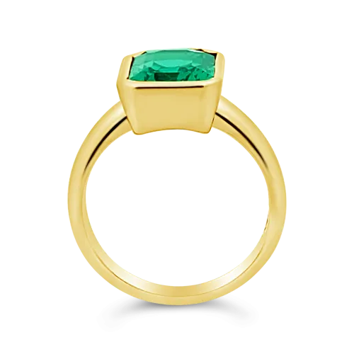 Emerald cut Emerald Ring