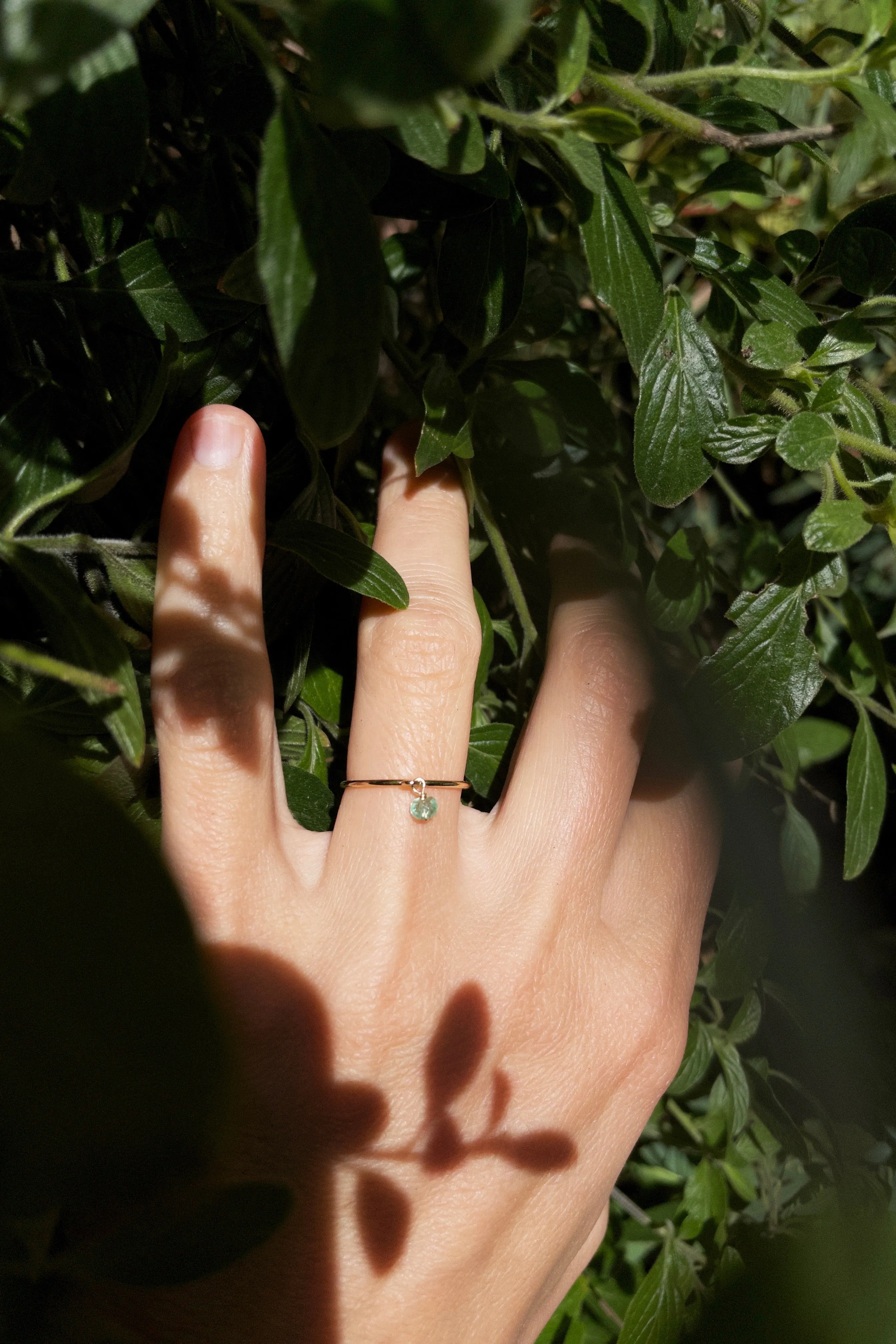 Emerald Stacking Ring