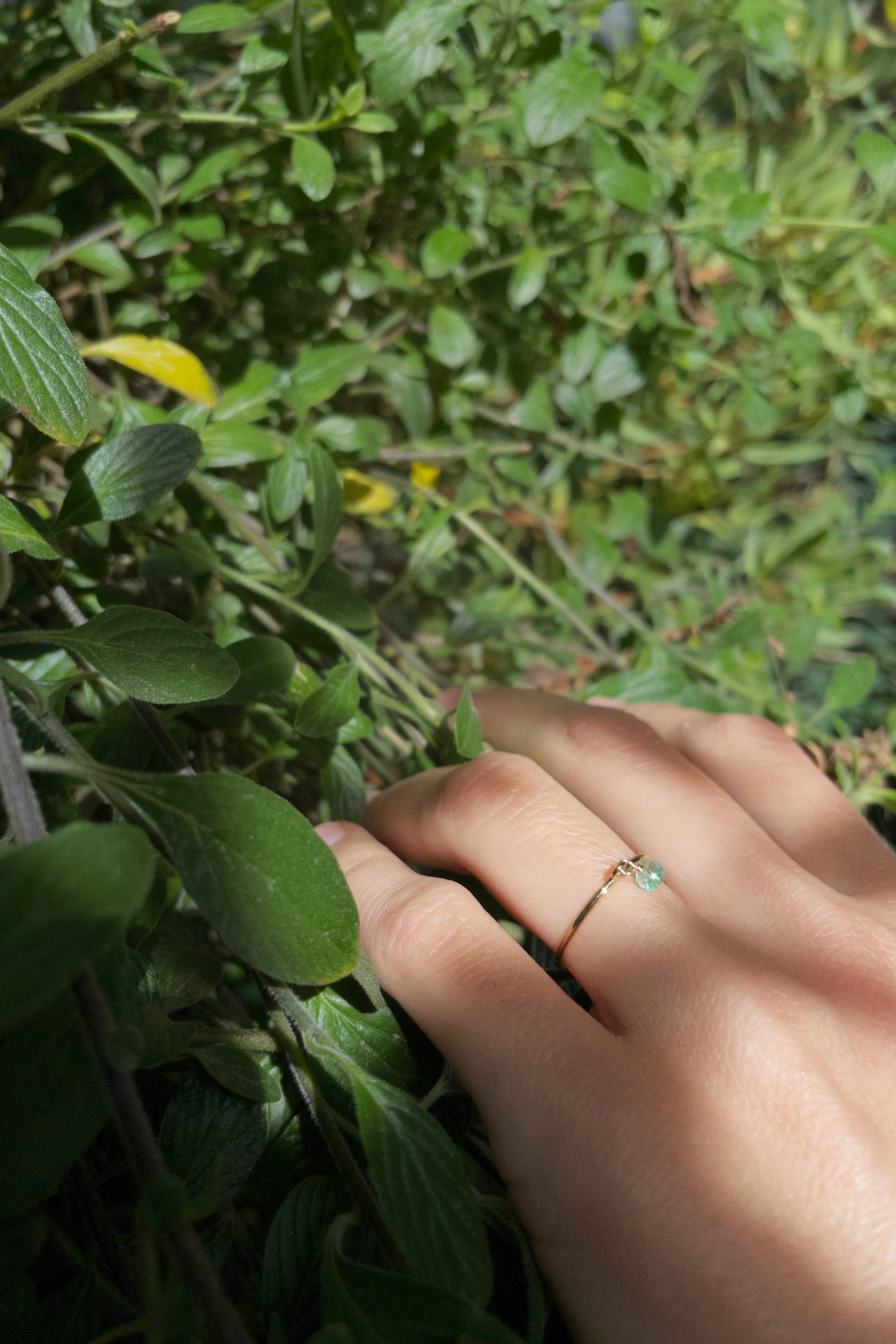 Emerald Stacking Ring