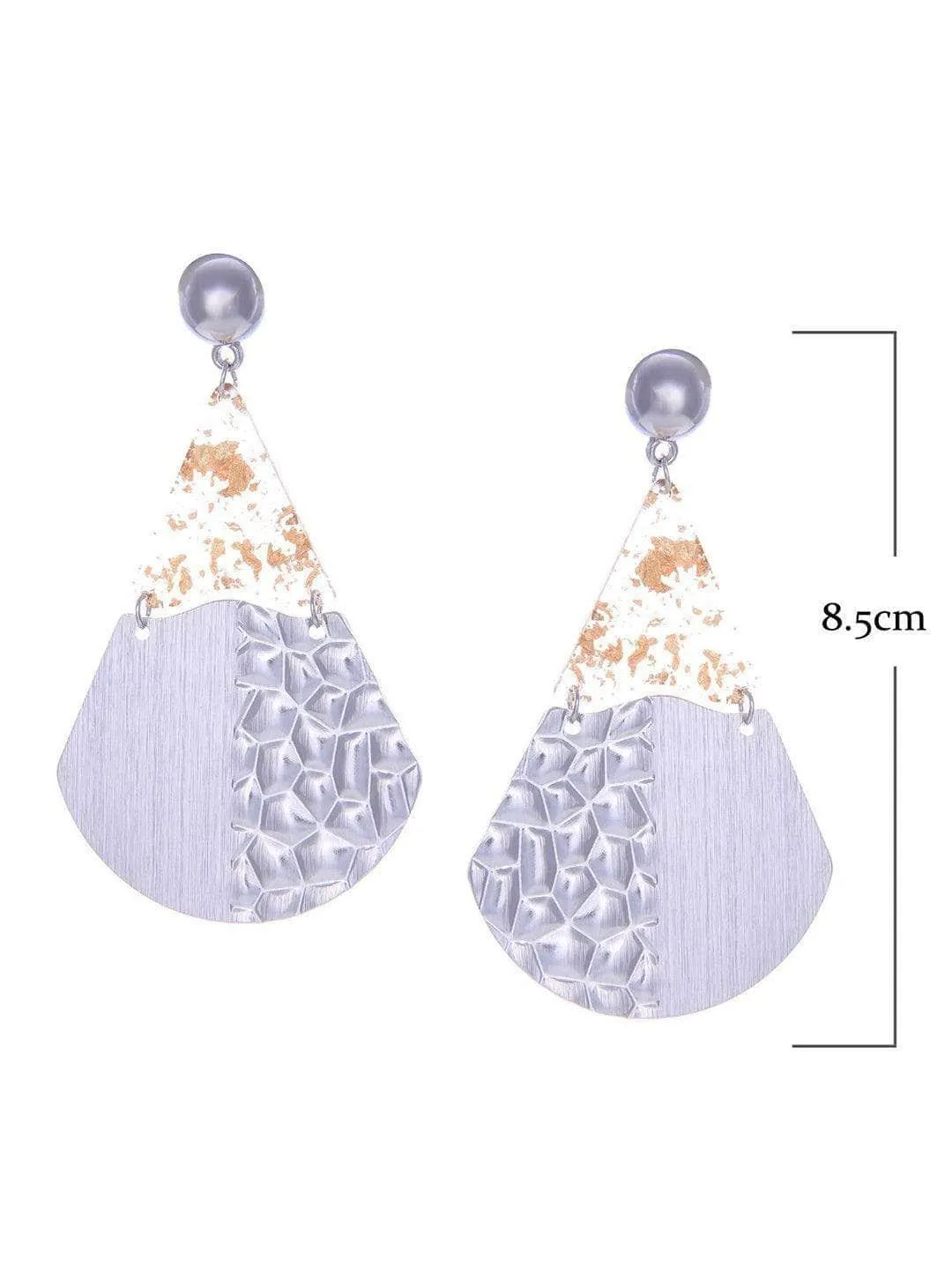 Fan Earrings Silver