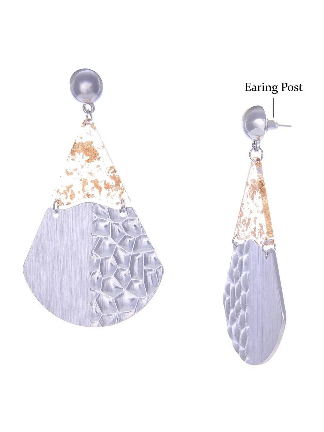 Fan Earrings Silver