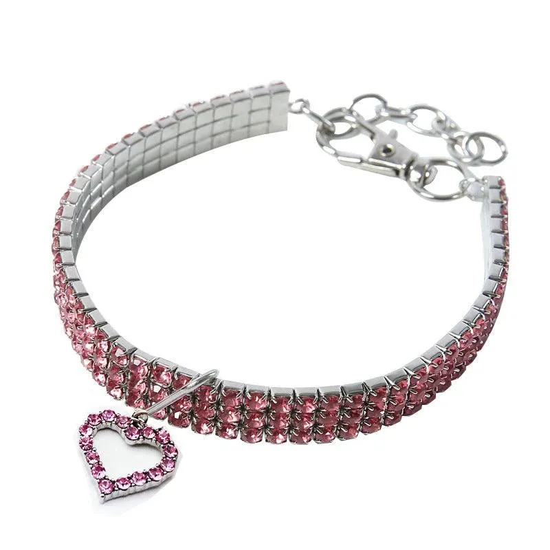 Fangshion Heart pet necklace