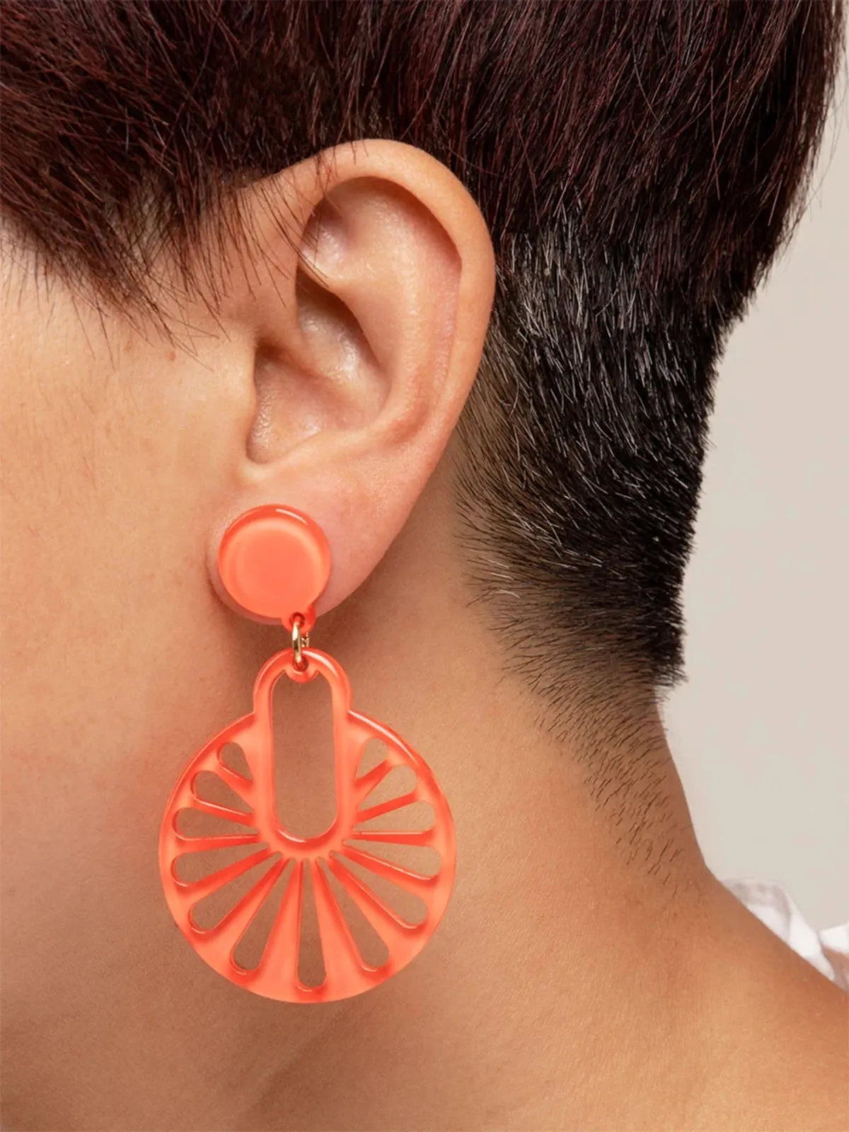 Fannie Cutout Drop Earrings