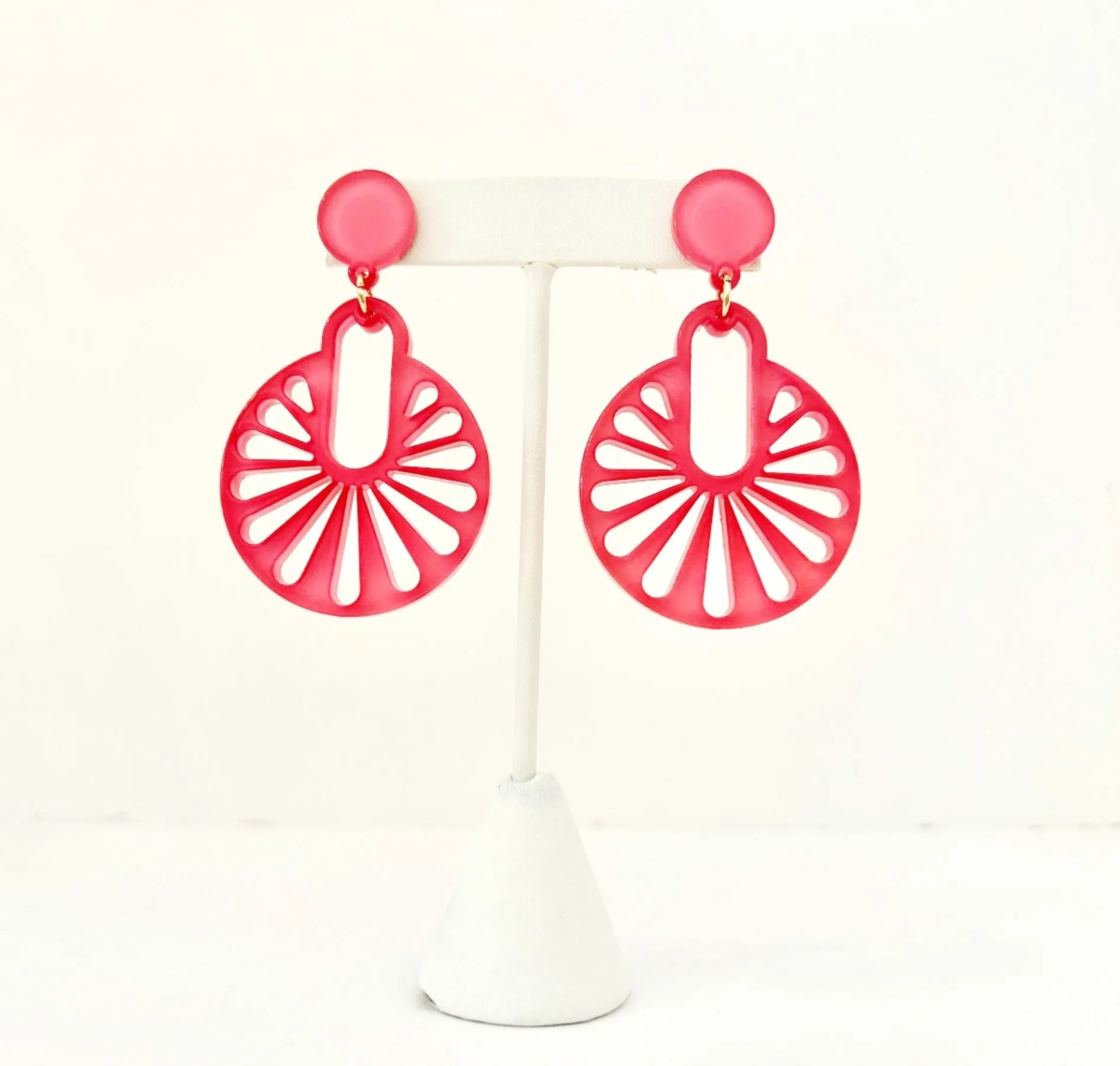 Fannie Cutout Drop Earrings