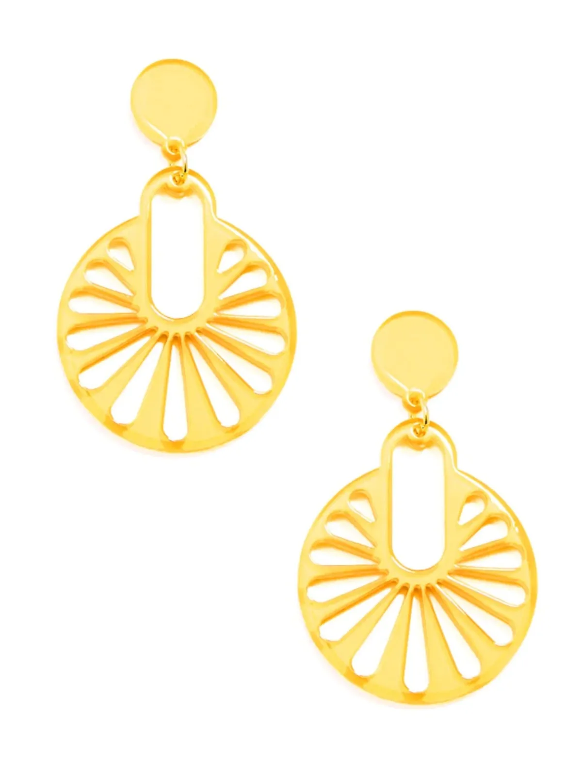 Fannie Cutout Drop Earrings