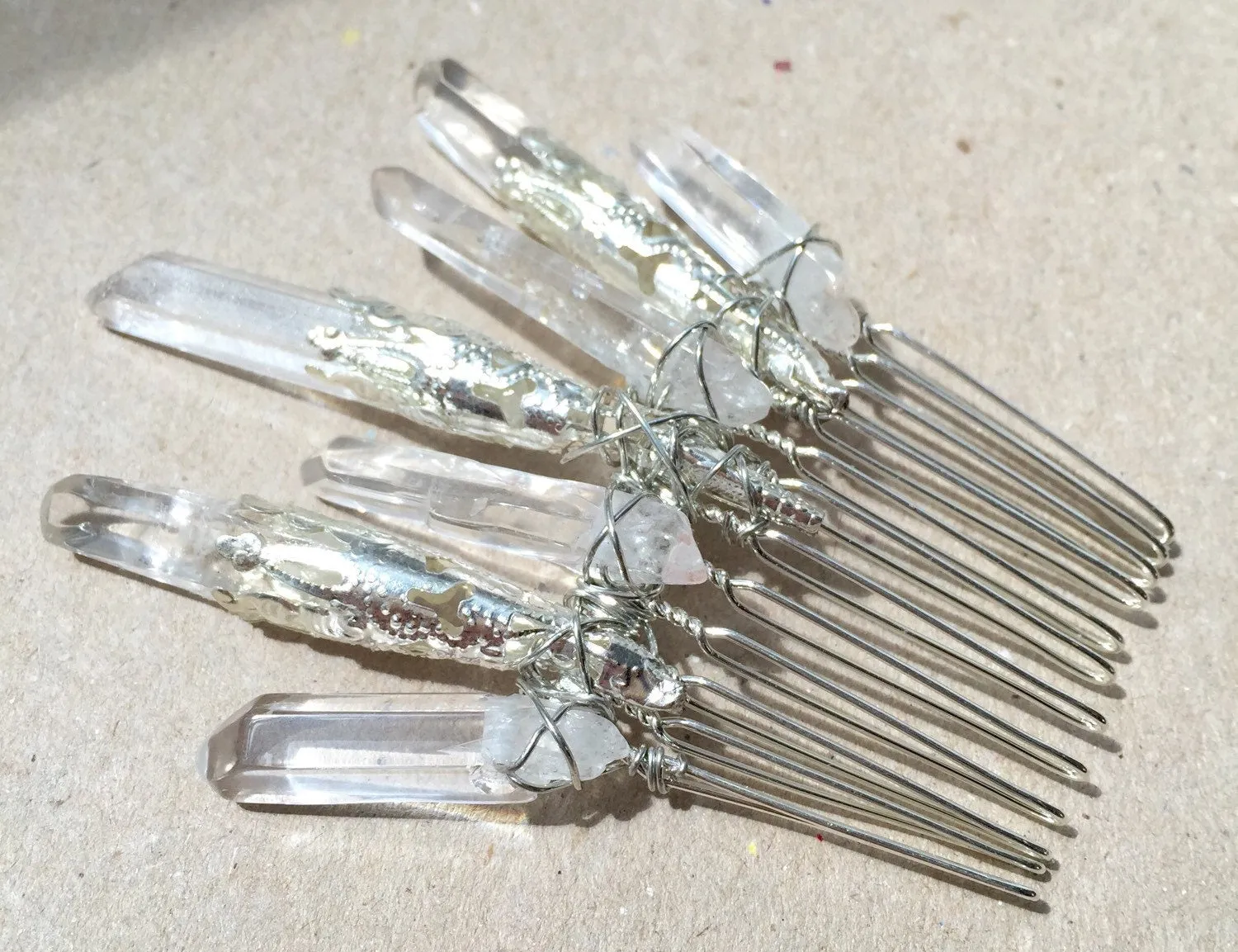 Filigree Quartz Comb